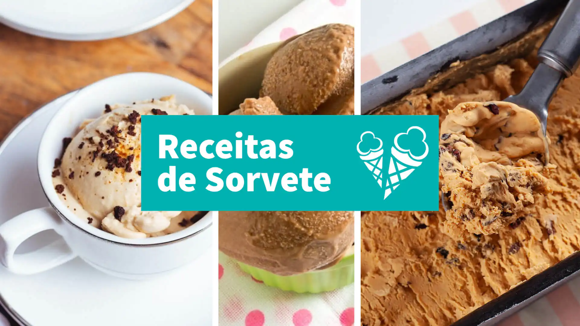Especial receitas de sorvetes
