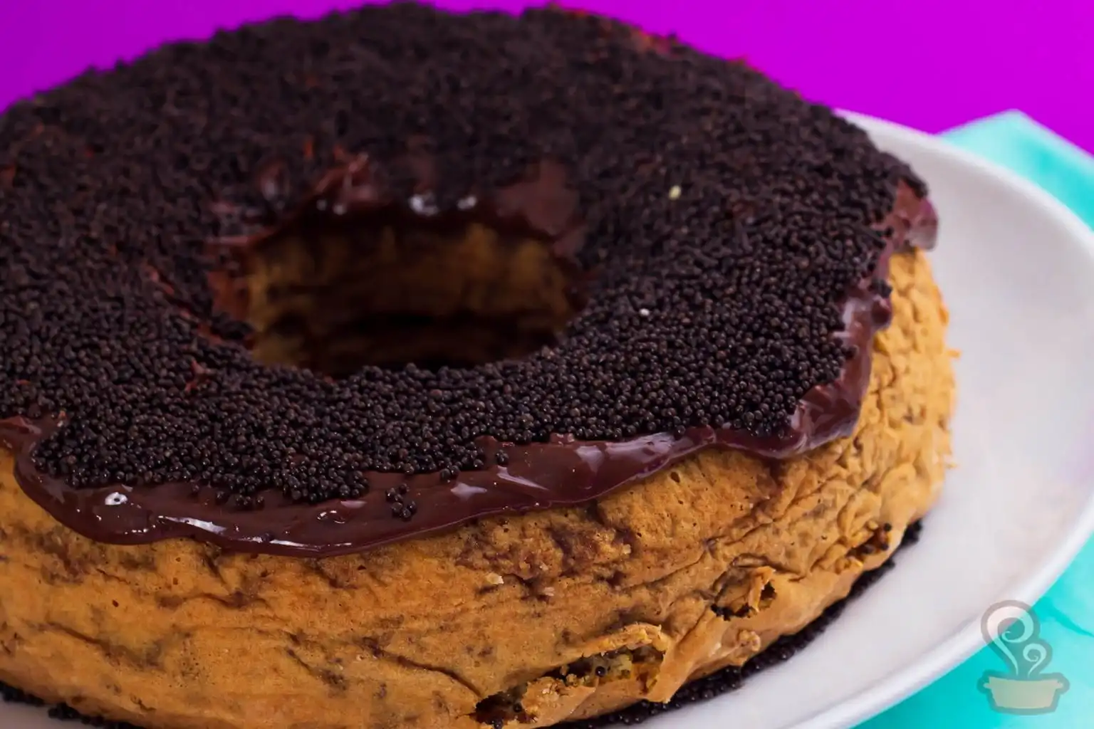 Bolo formigueiro com brigadeiro