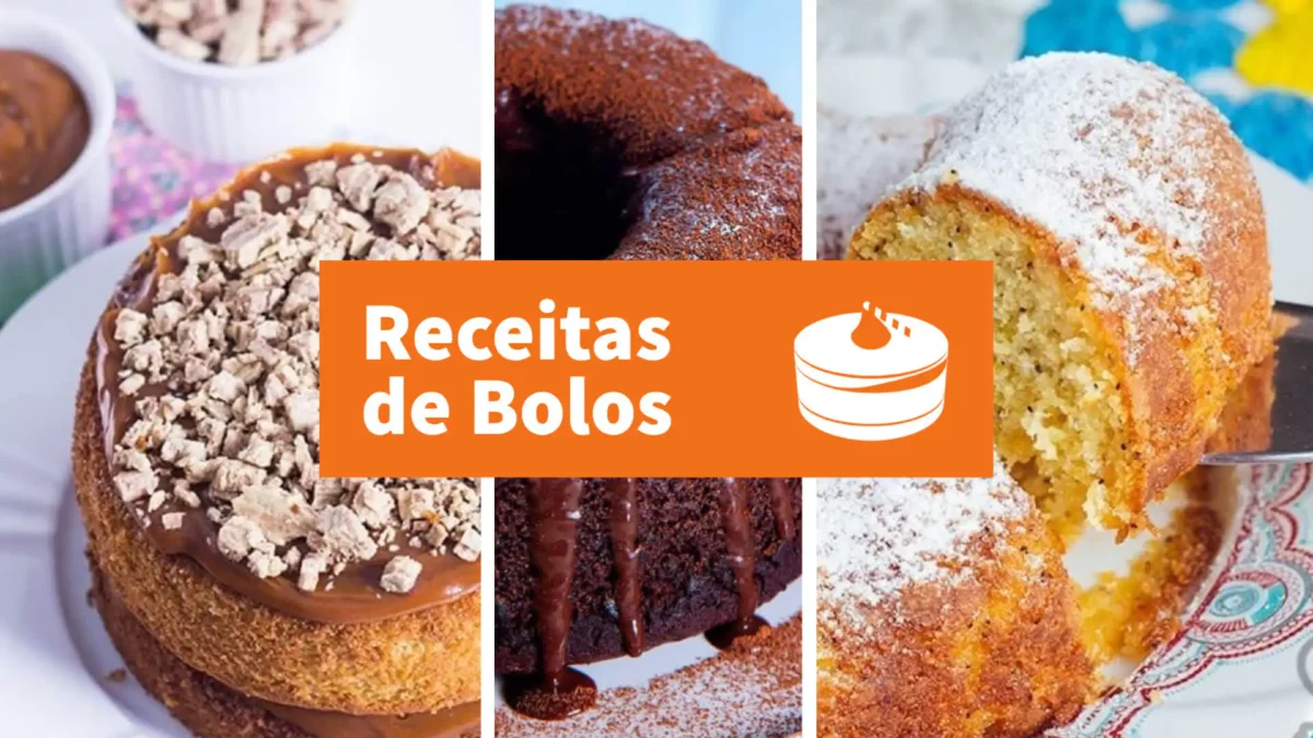 receitas de bolos