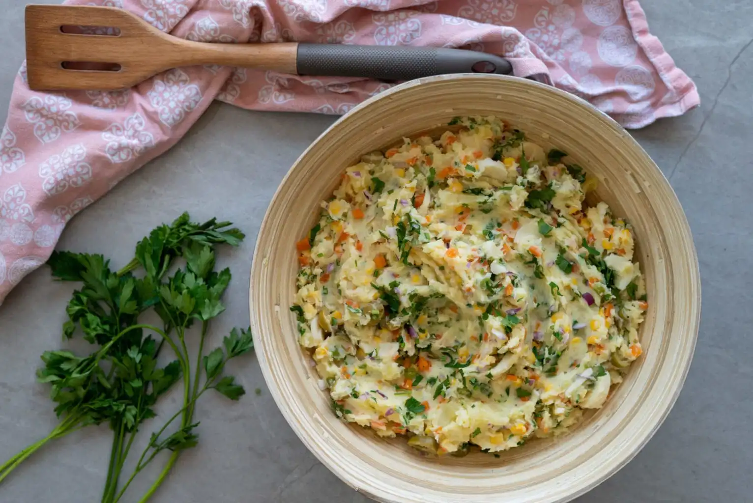 Salada de batata com maionese
