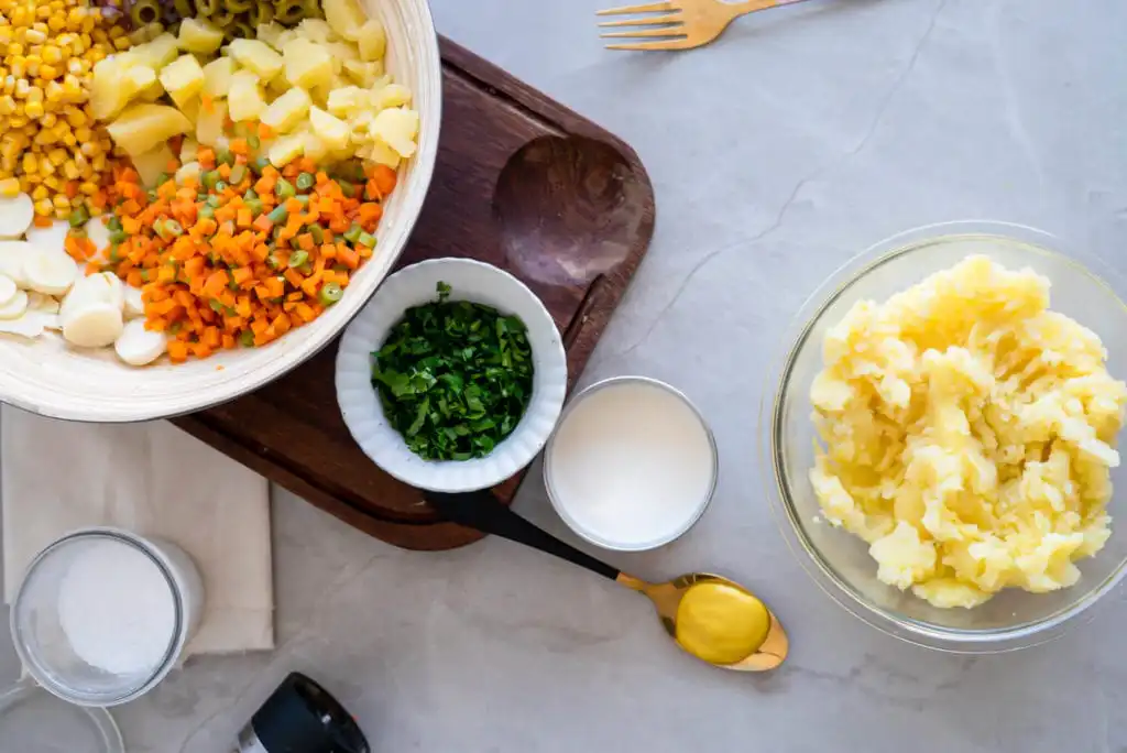 Salada de batata com maionese