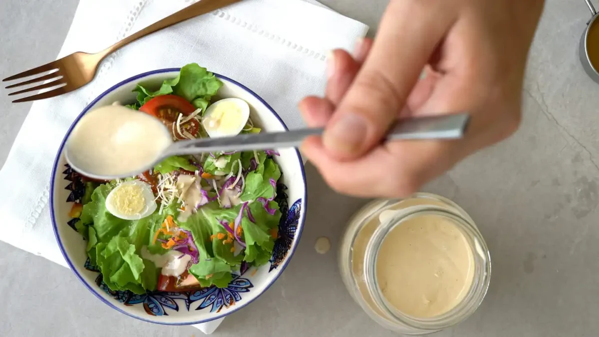 Molho de iogurte para saladas