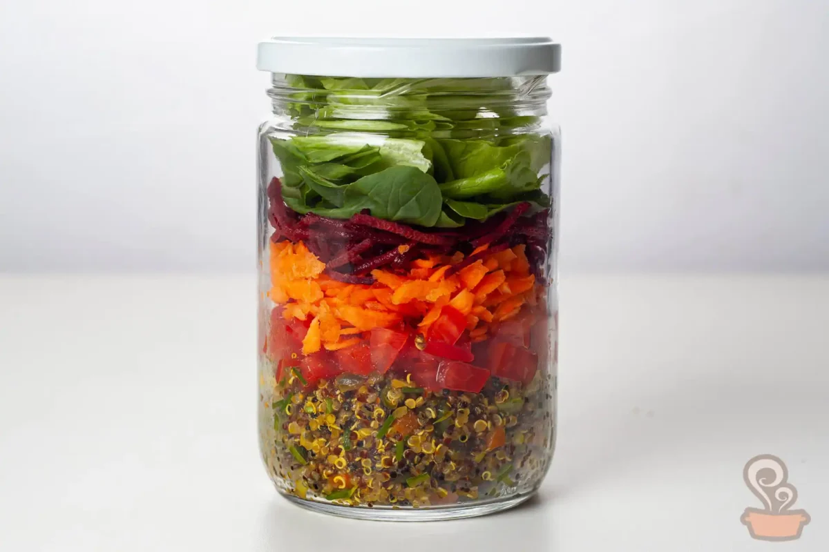 salada de pote