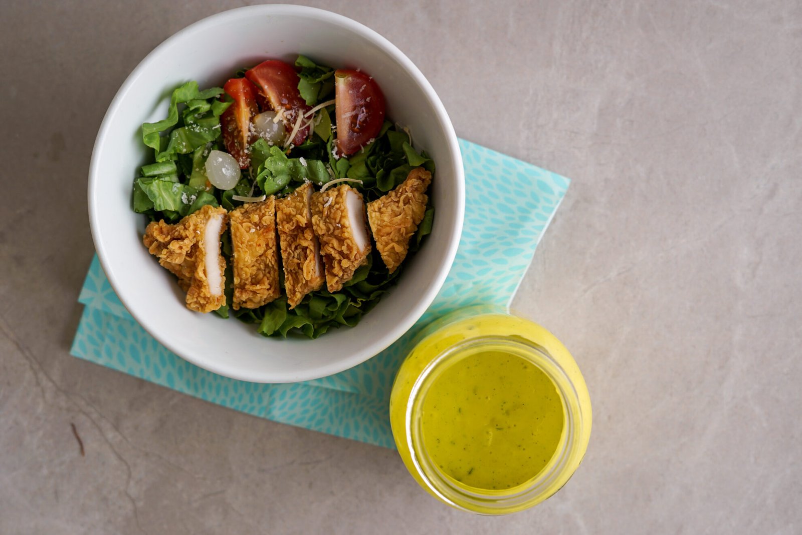 Molho de manga para saladas