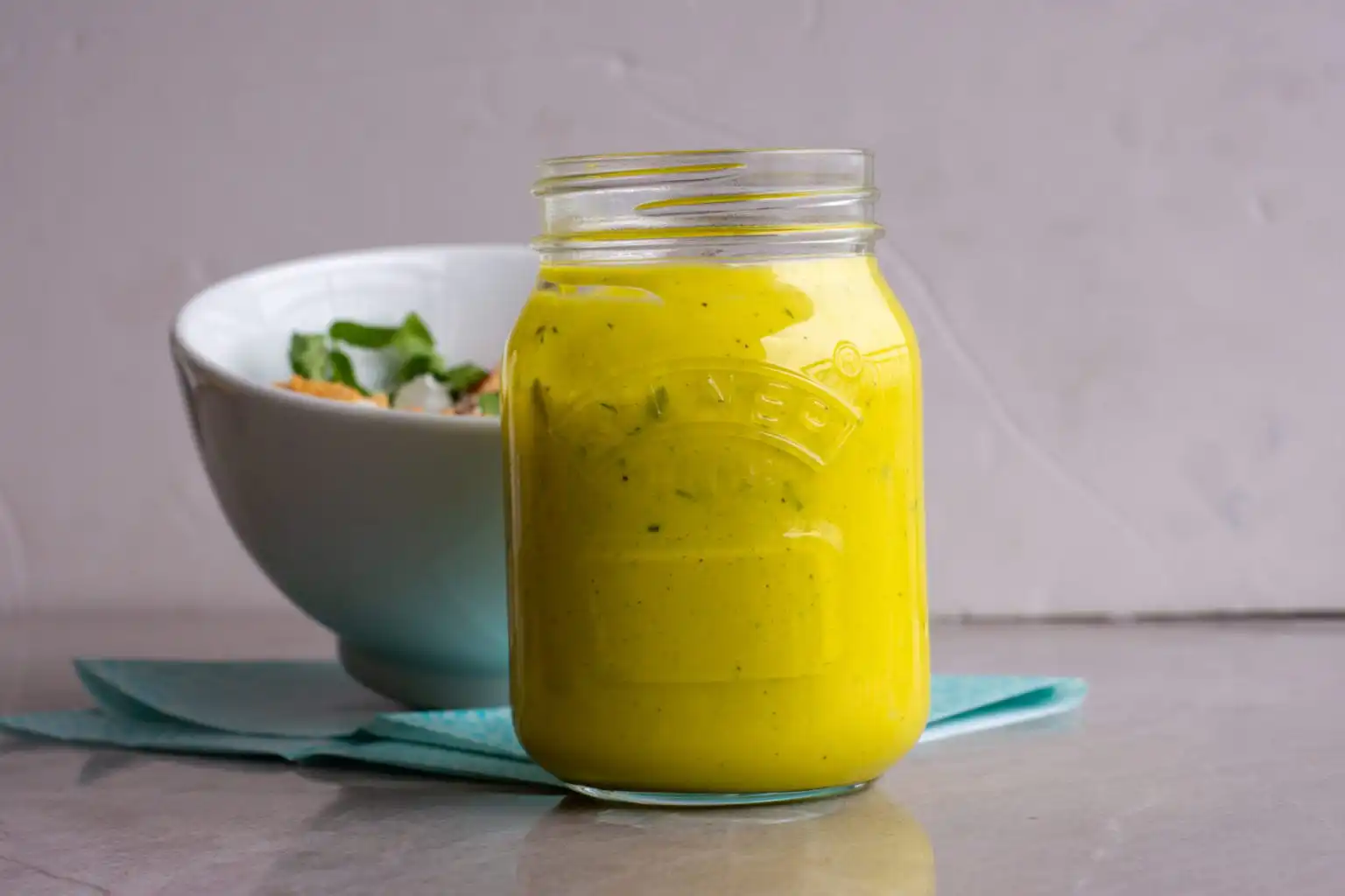 Molho de manga para saladas