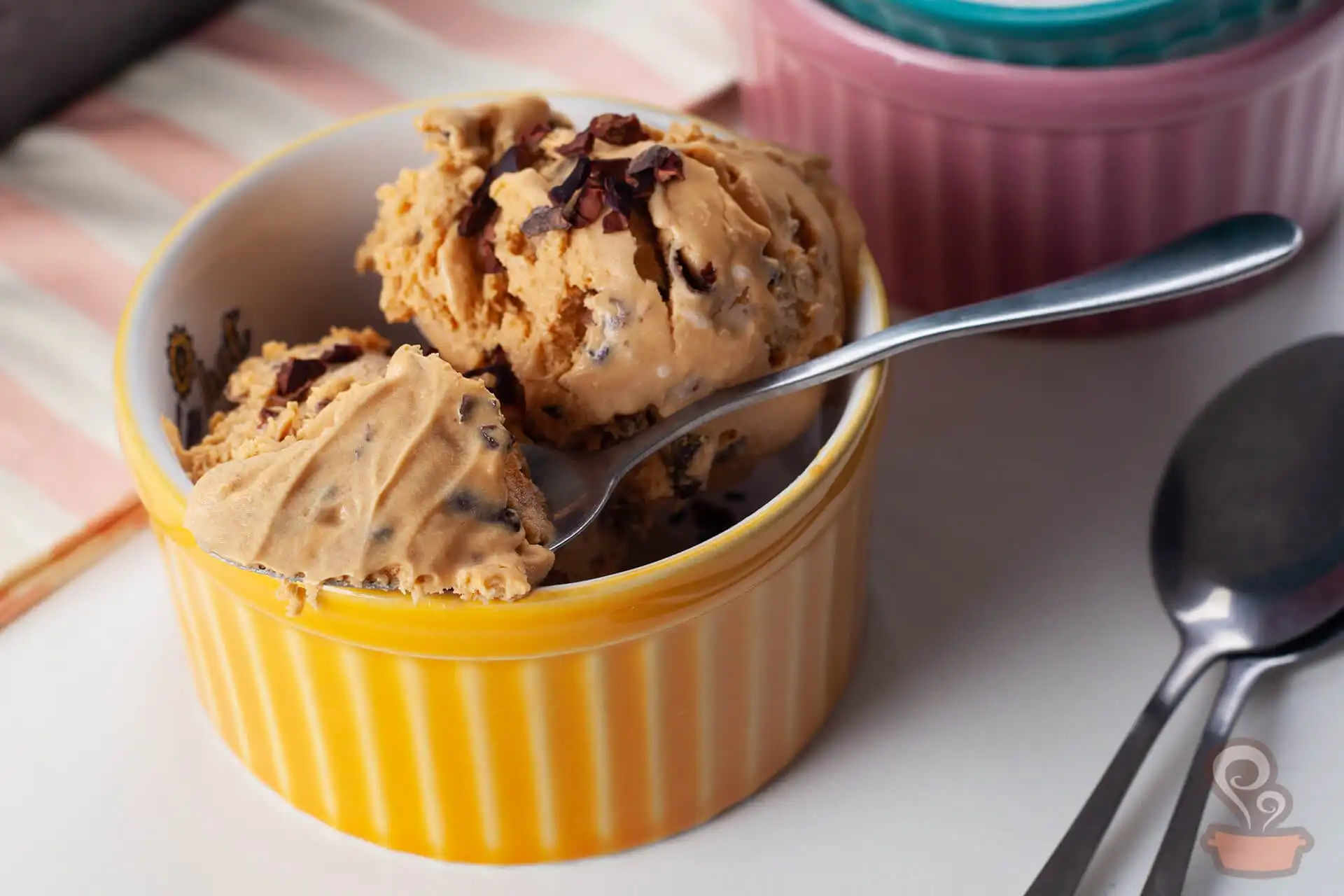 Sorvete de doce de leite