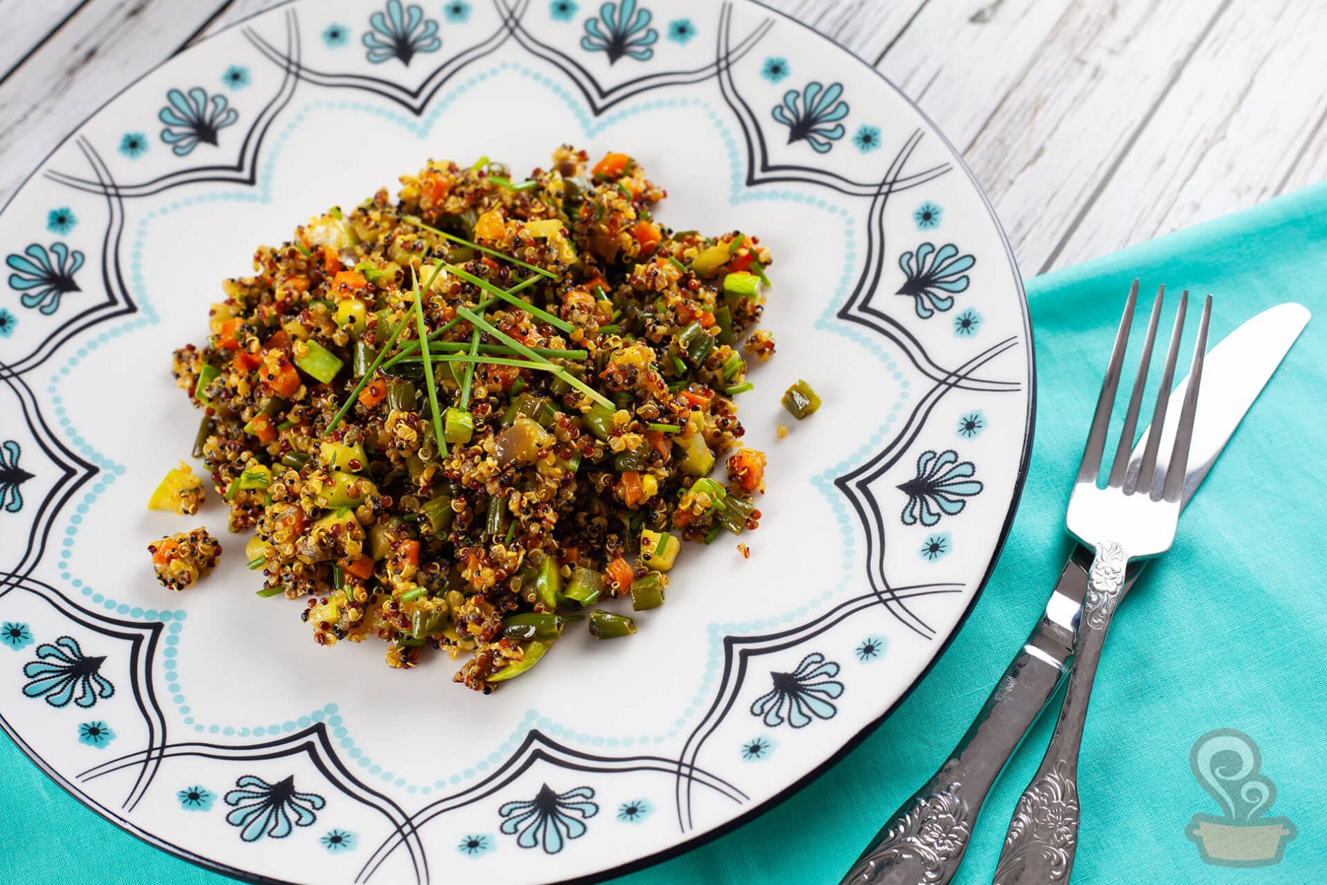 Couscous de quinoa com legumes receita prática e nutritiva