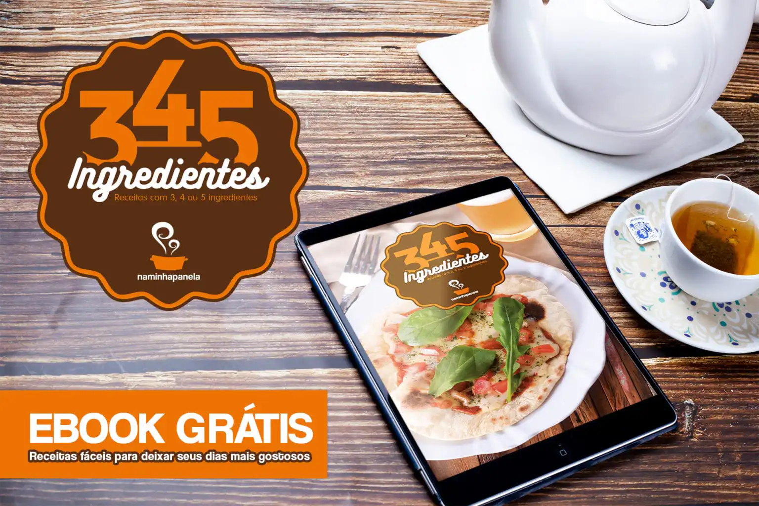 Ebook gratuito 3,4,5 ingredientes
