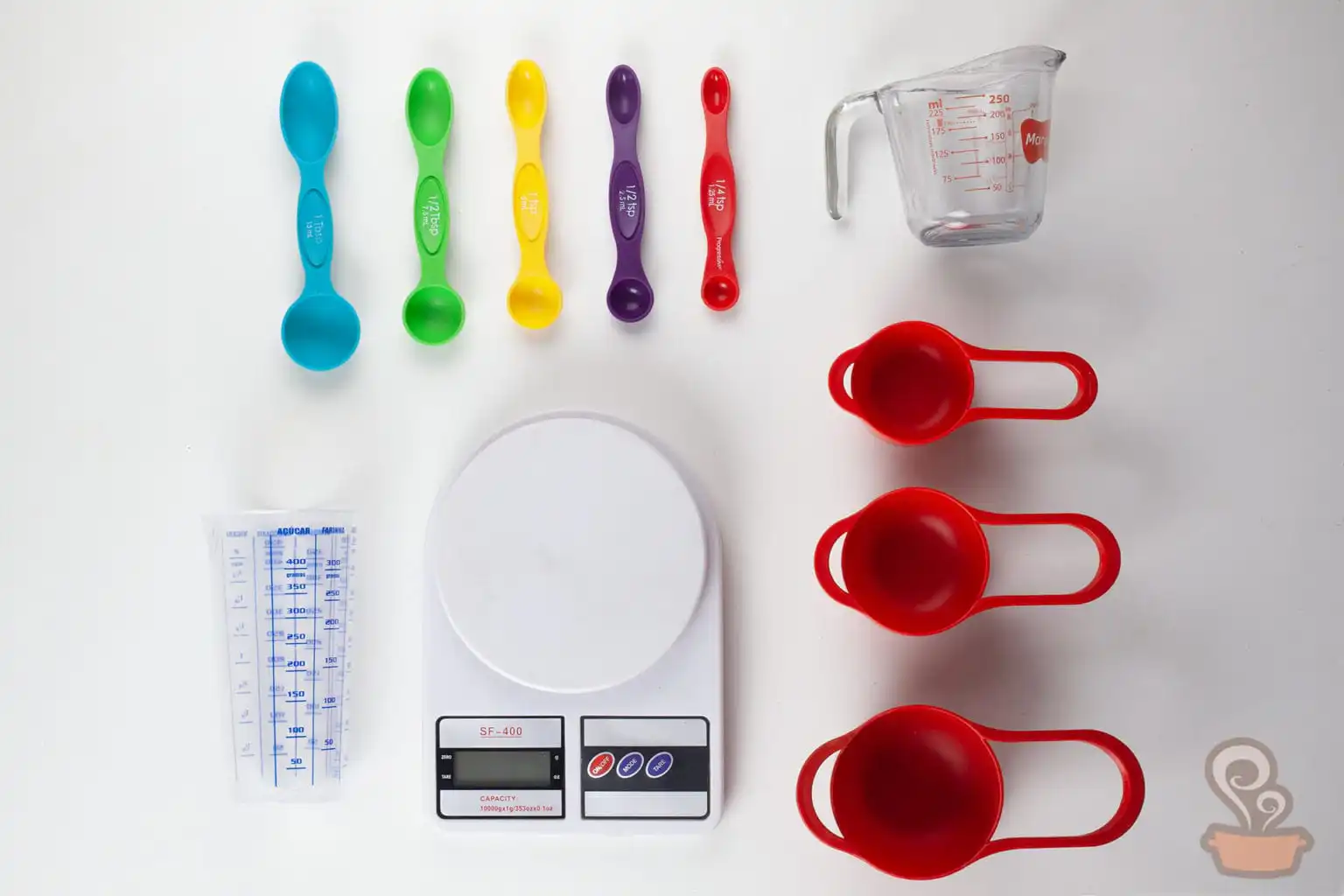 modelo medidores culinários