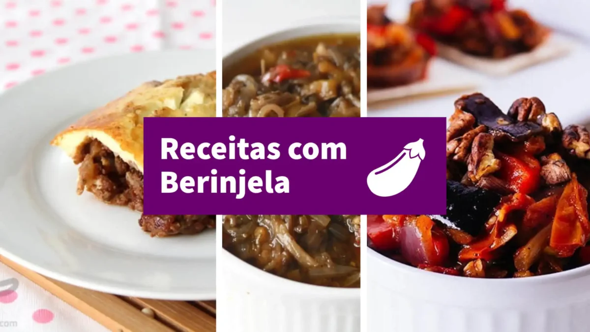 receitas com berinjela