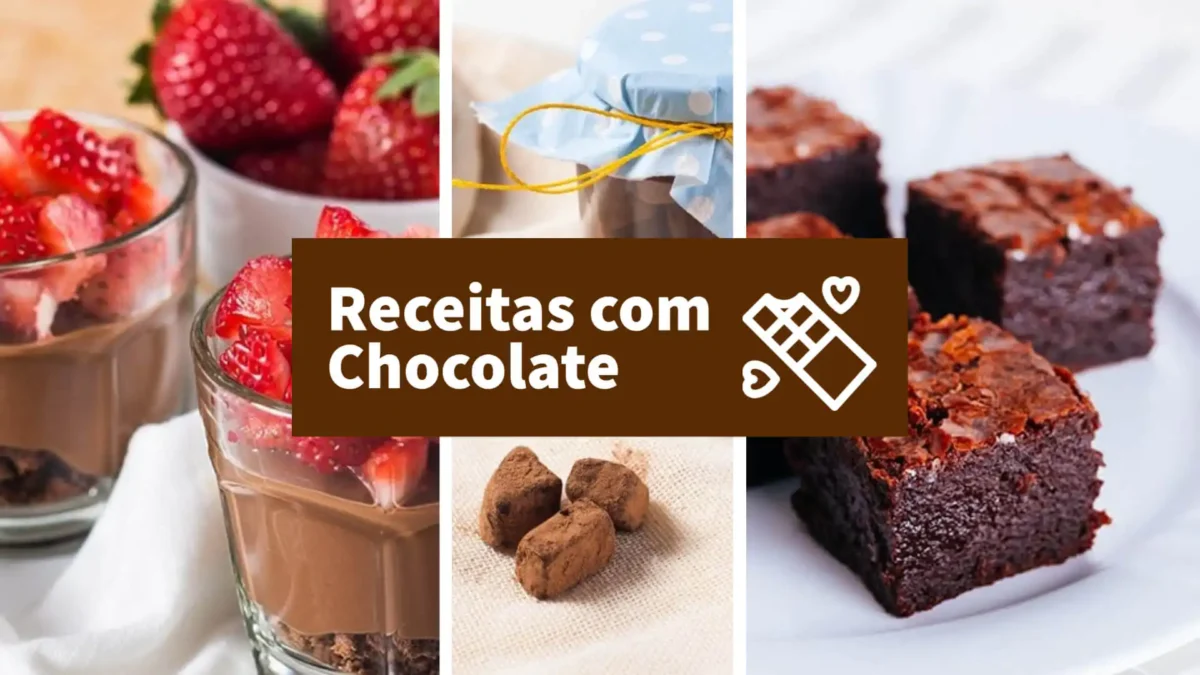 Receitas com chocolate