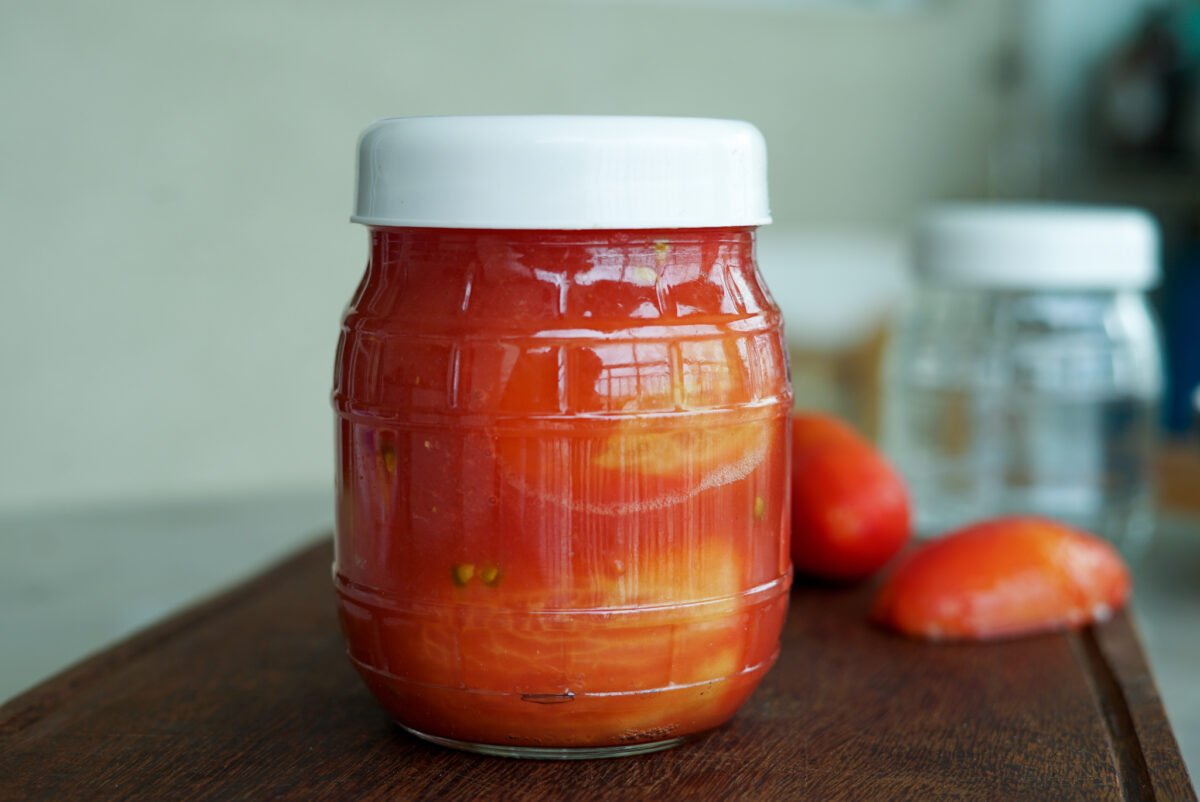 como fazer tomate pelado em conserva