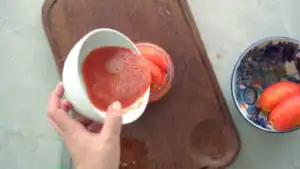 como fazer tomate pelado
