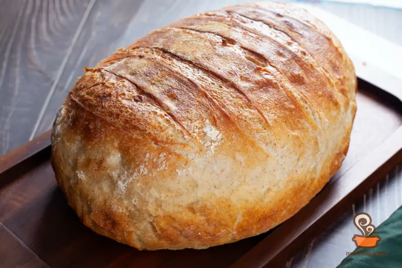 Pão de batata de longa fermentação