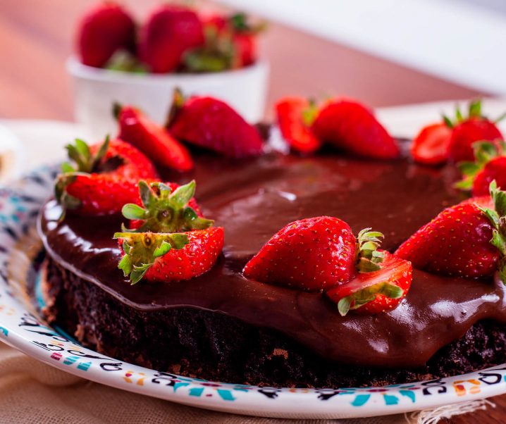 Torta de chocolate sem farinha