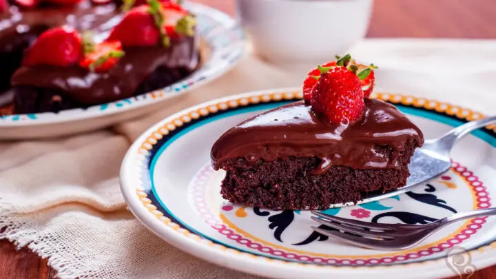Torta de chocolate sem farinha
