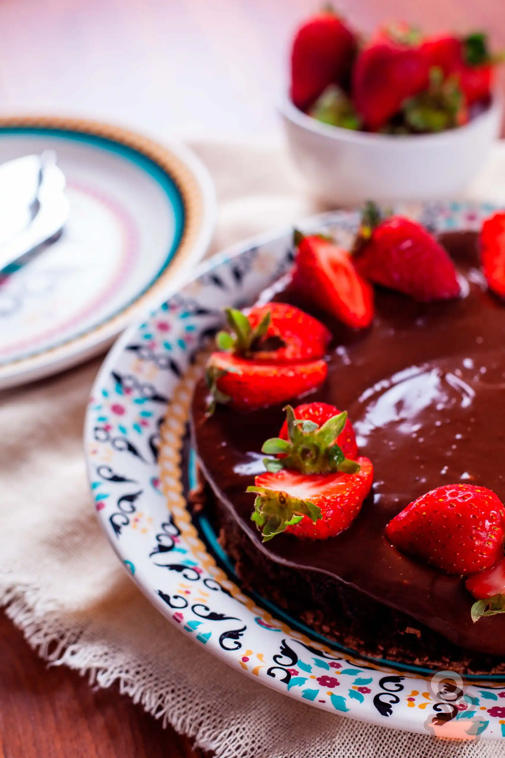 Torta de chocolate sem farinha