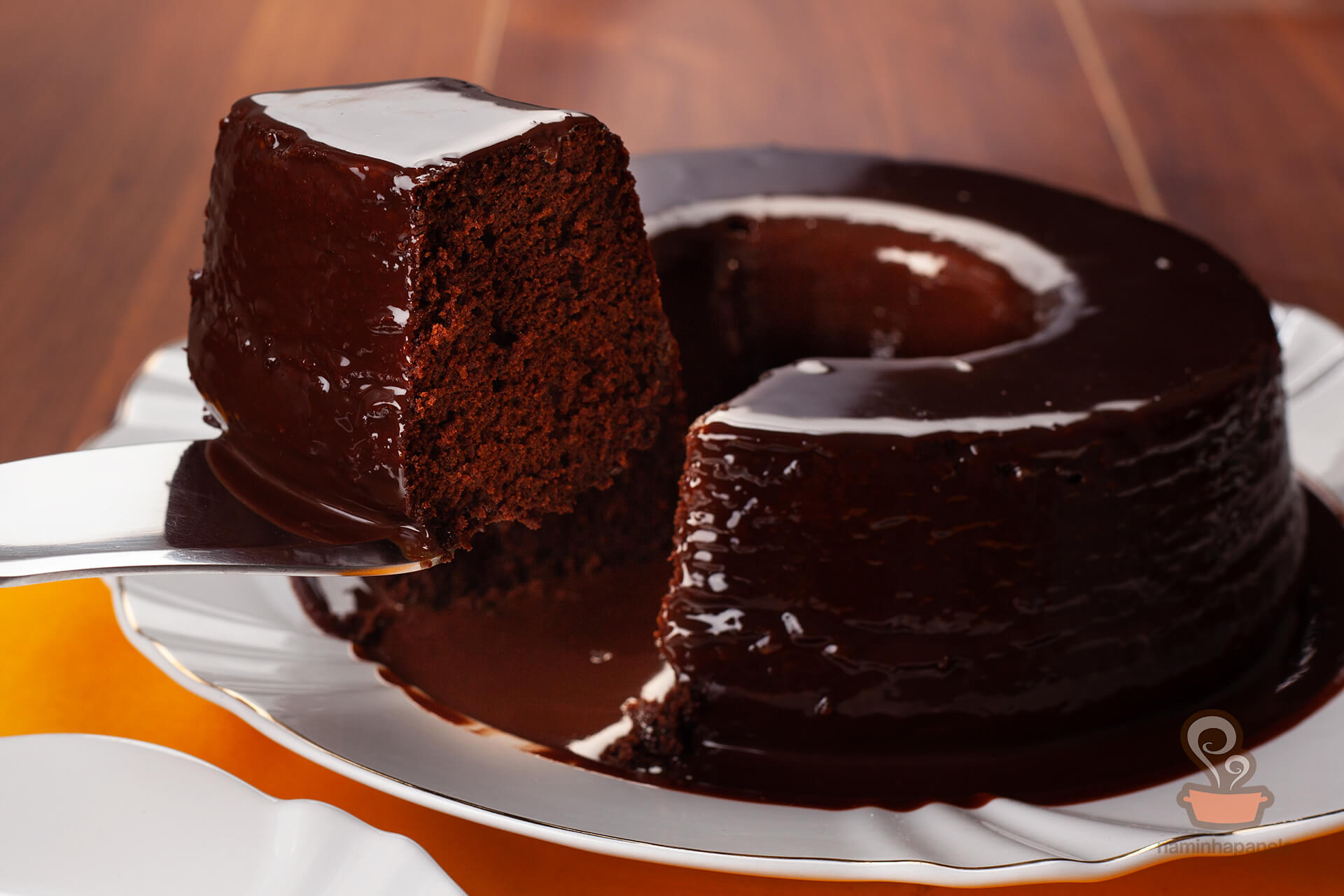 bolo de chocolate fácil - naminhapanela.com