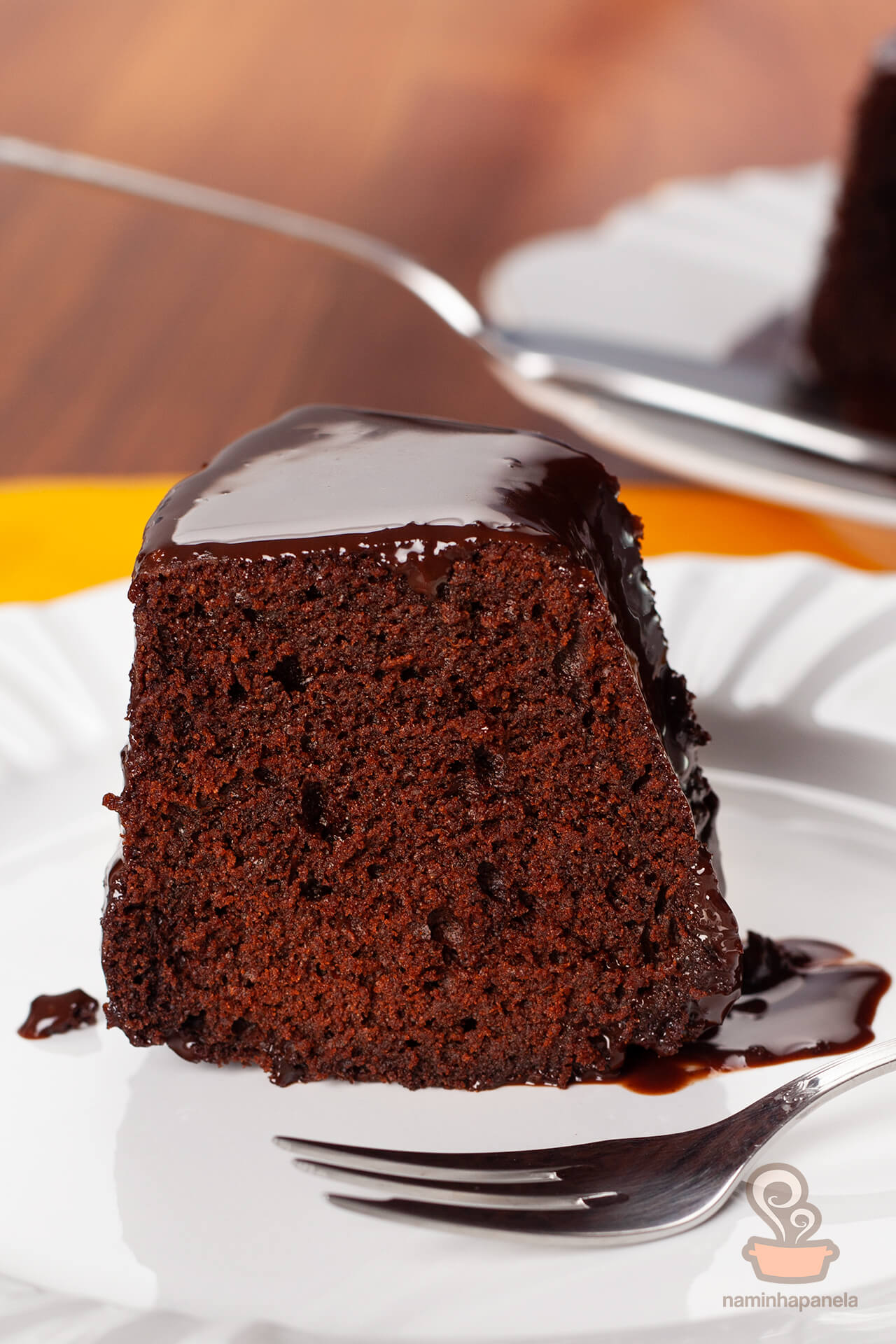 bolo de chocolate fácil - naminhapanela.com