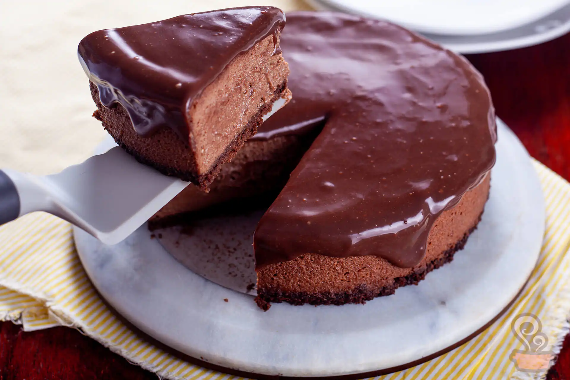 Cheesecake de chocolate