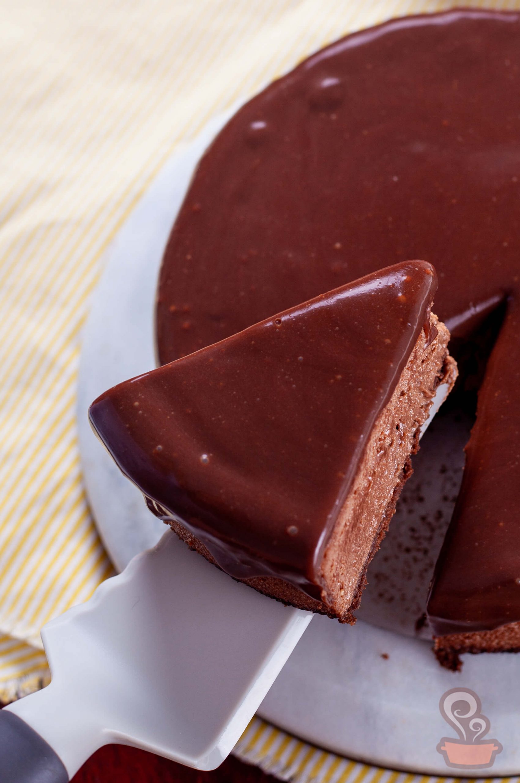 Cheesecake de chocolate - naminhapanela.com