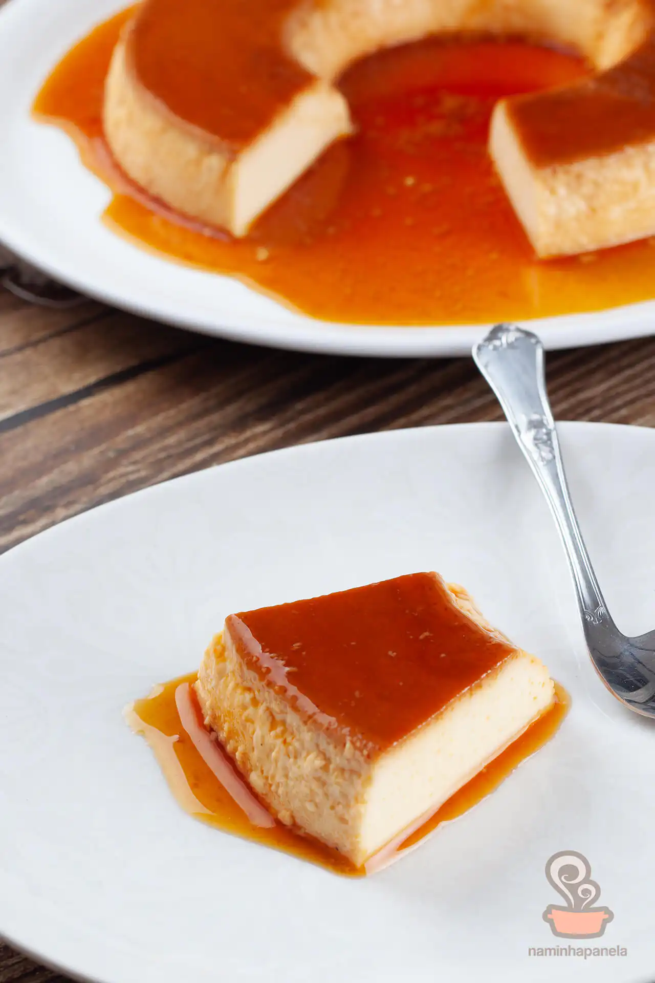 Pudim de leite ninho - naminhapanela.com