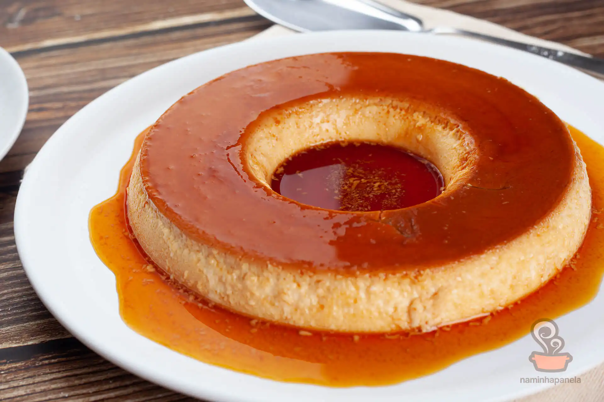 Pudim de leite ninho