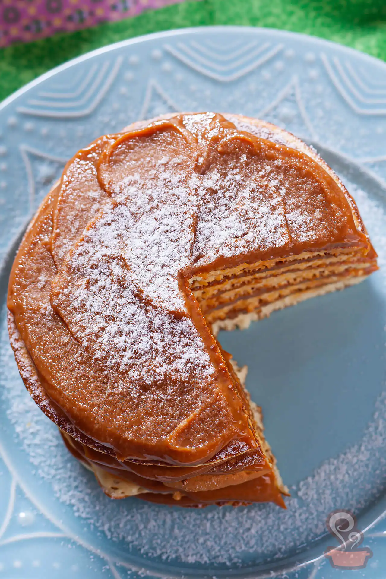 Panqueca americana de baunilha - naminhapanela.com Panqueca americana de baunilha - naminhapanela.com