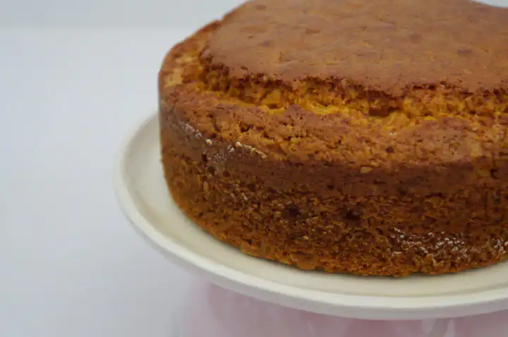 Bolo de cenoura com laranja vegano Bolo de cenoura com laranja vegano