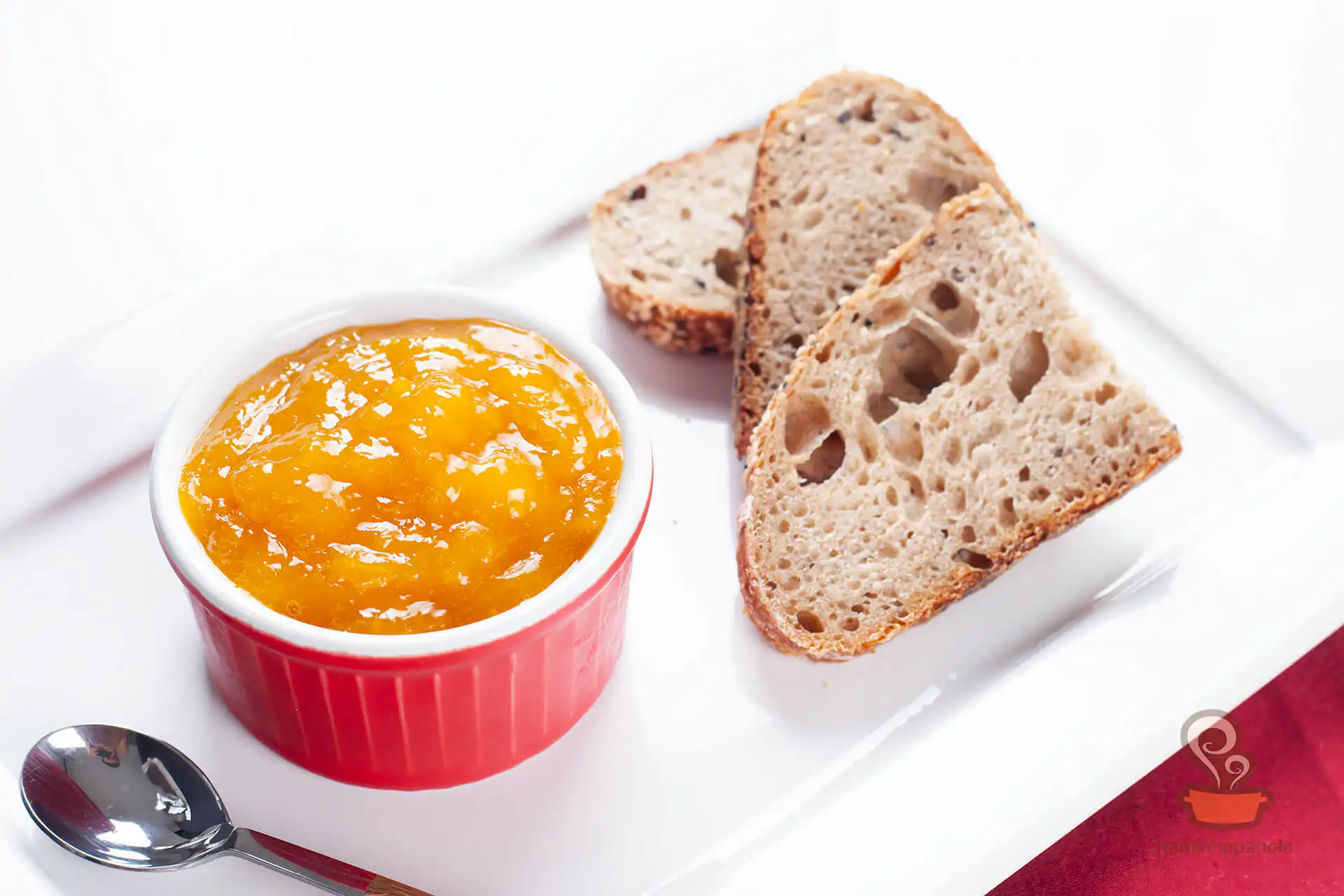 Geleia de manga e maracujá