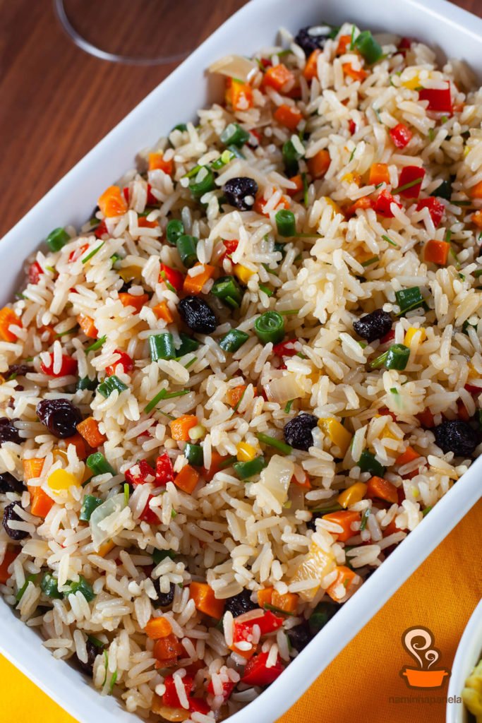 Arroz à grega - receita super fácil de fazer e deliciosa