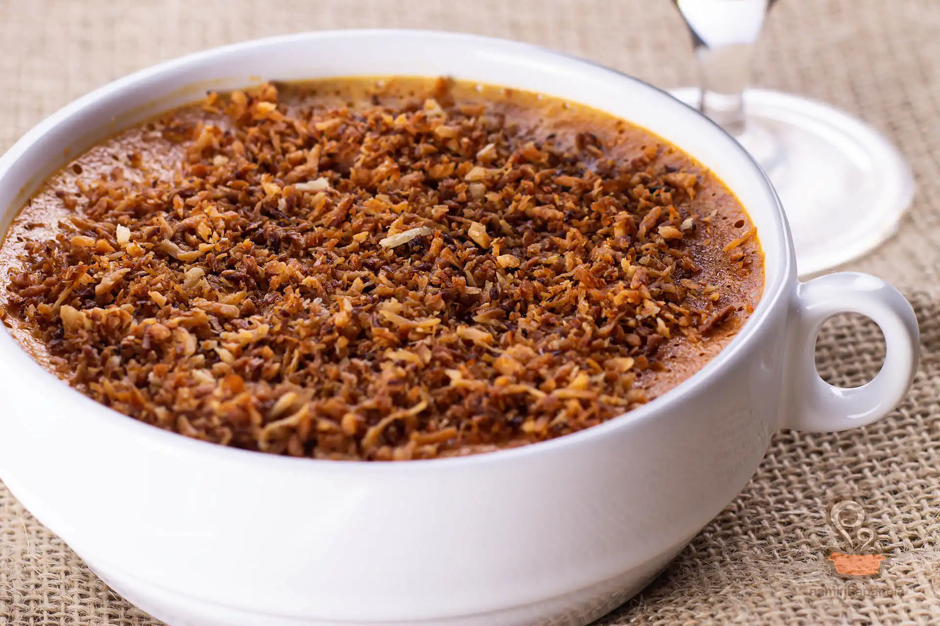 Cocada cremosa de forno