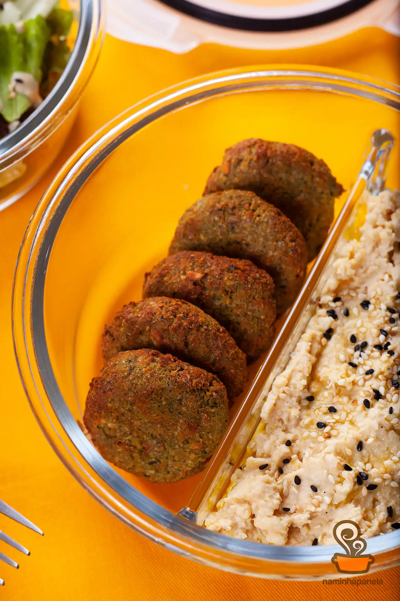 Falafel assado Falafel assado