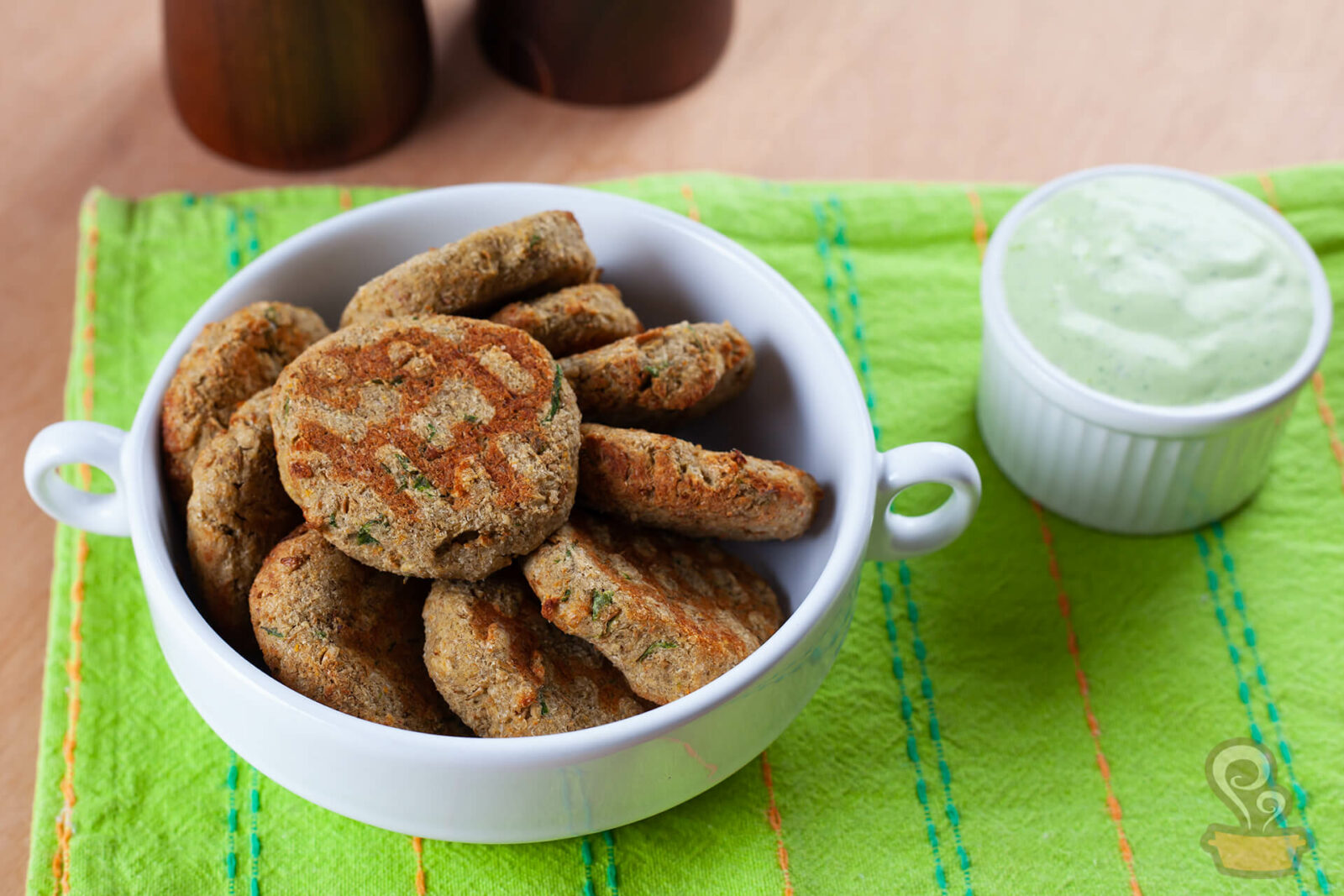 Bolinho de lentilha - naminhapanela.com