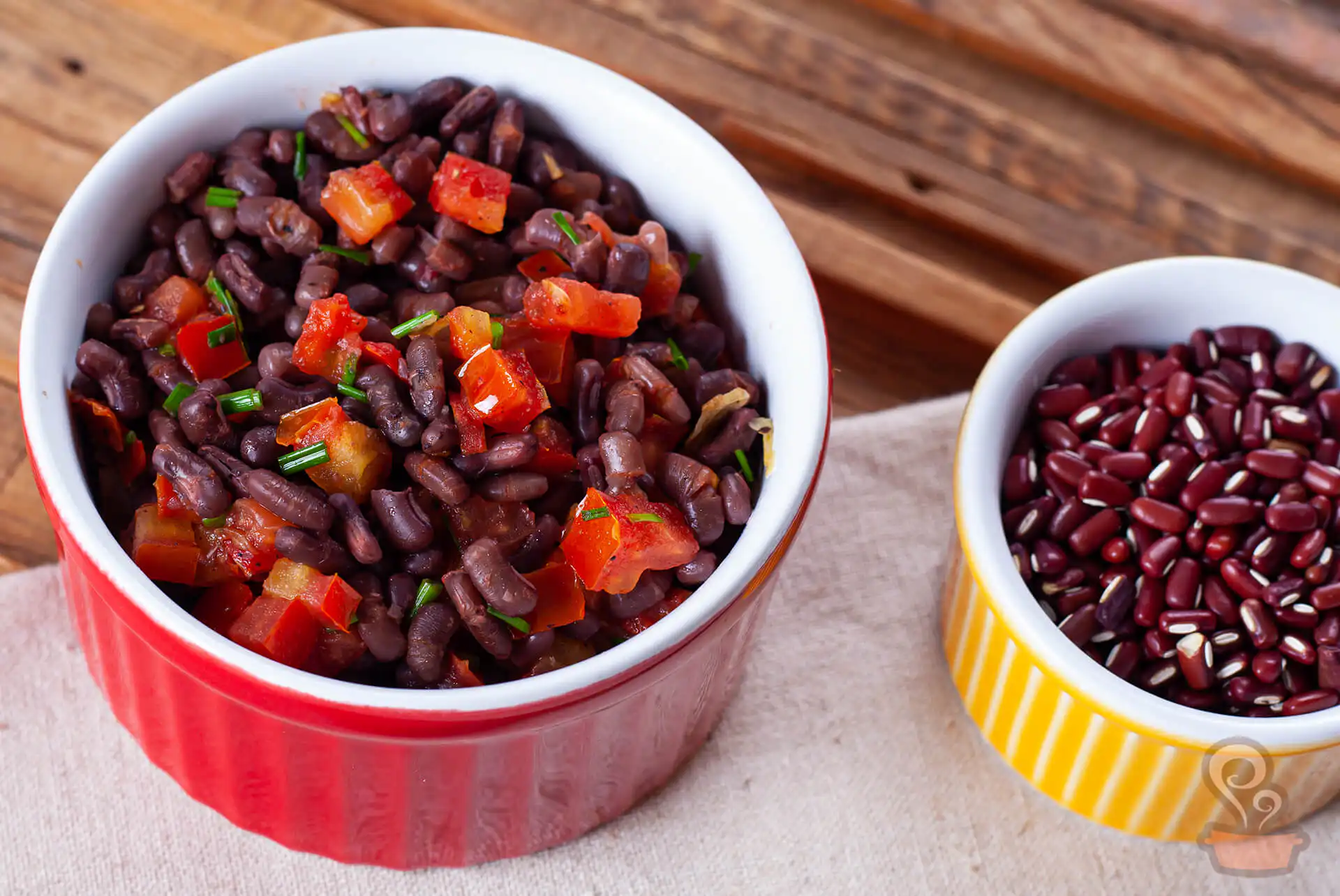 Salada de feijão azuki - naminhapanela.com