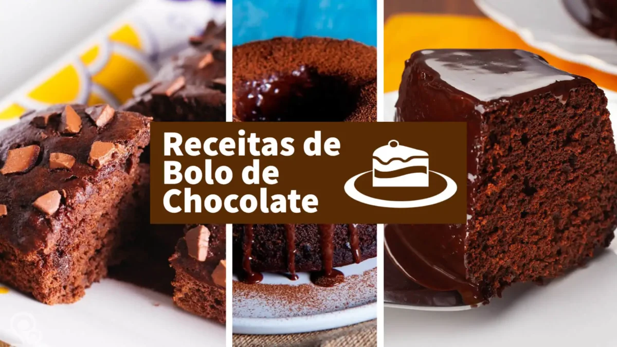 receitas bolo chocolate
