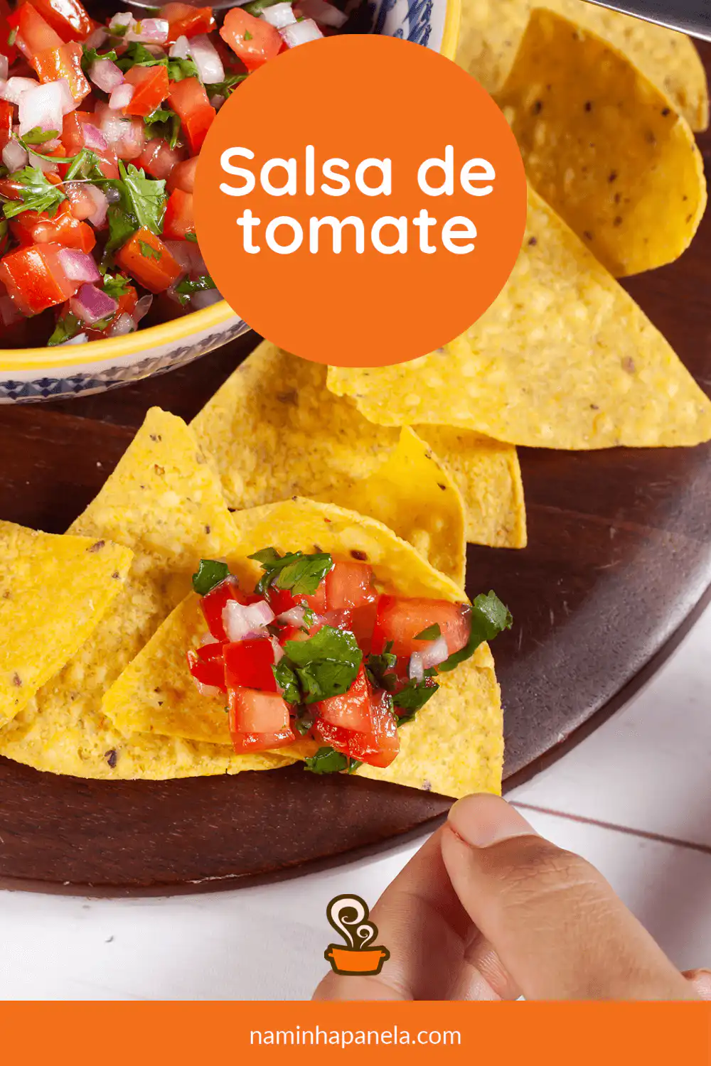 Salsa mexicana super fácil - naminhapanela.com Salsa mexicana super fácil - naminhapanela.com