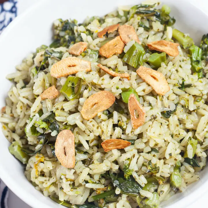 Arroz de brócolis