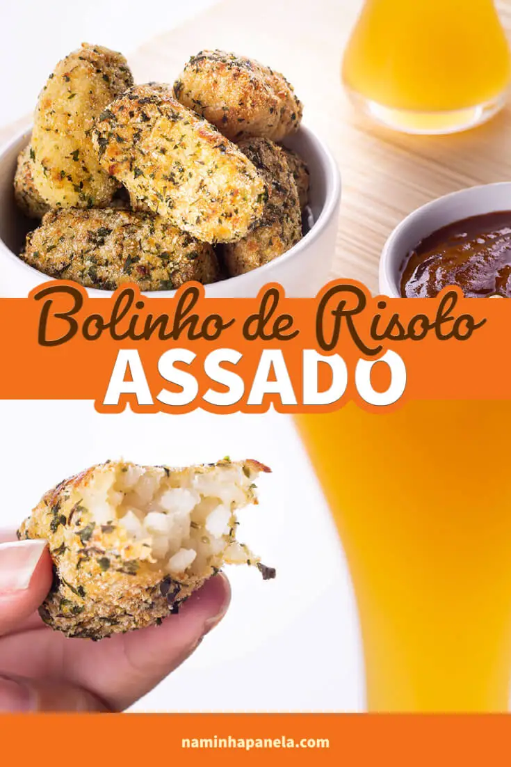 BOLINHO DE RISOTO ASSADO