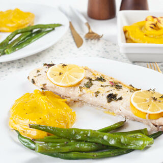Peixe assado amanteigado - naminhapanela.com