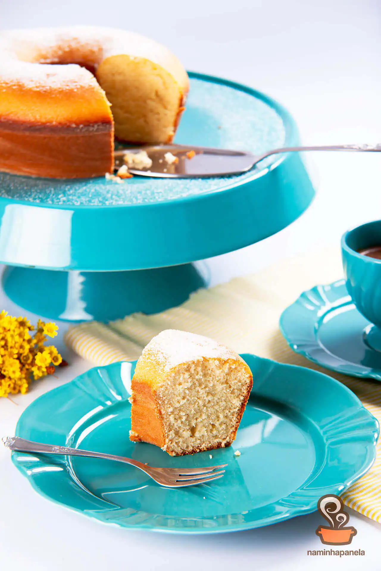 Bolo simples - naminhapanela.com