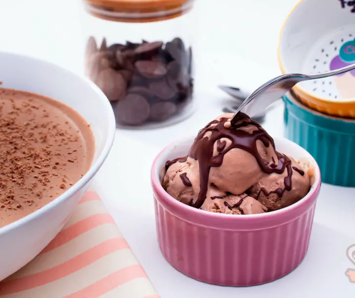 Calda de chocolate para sorvete