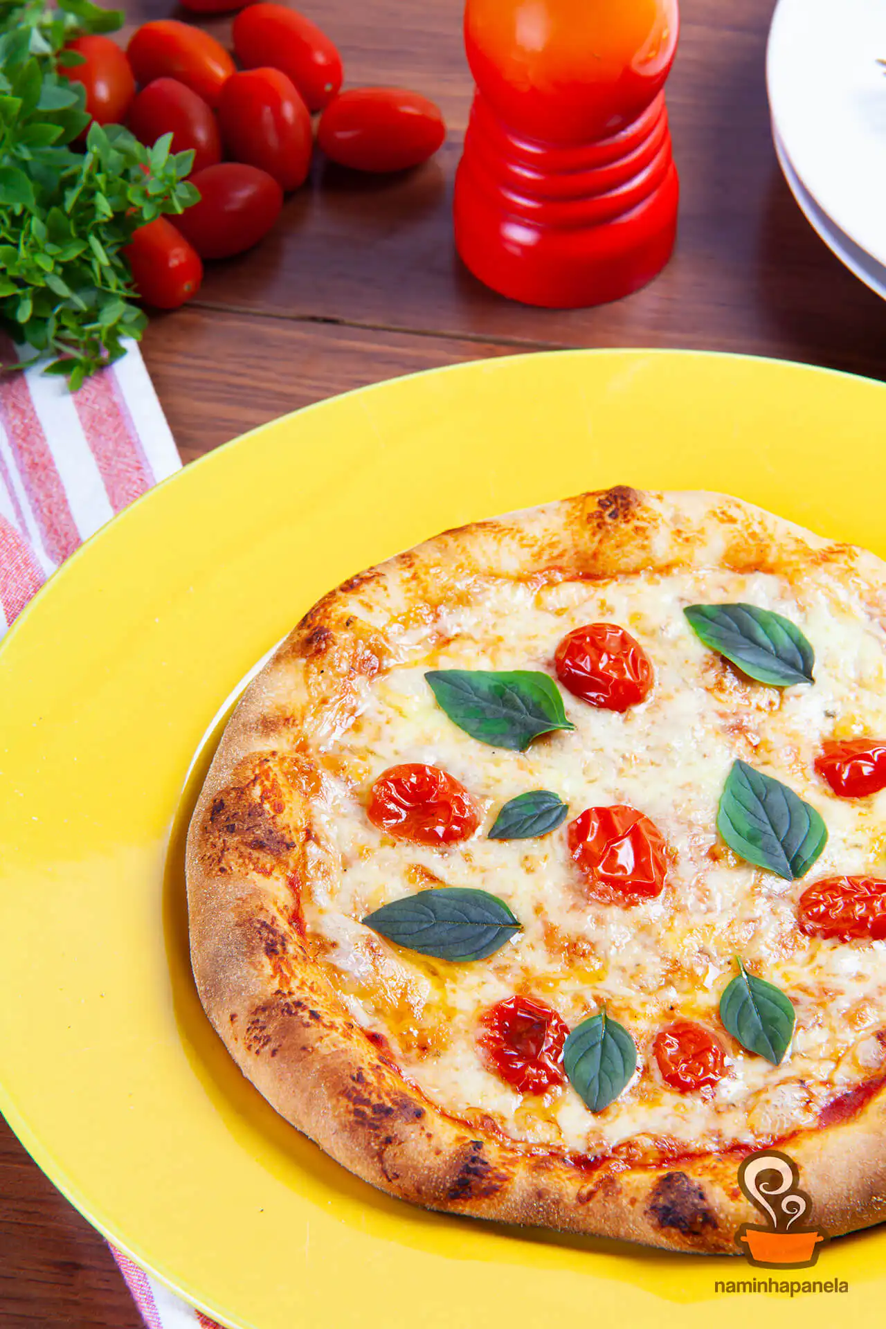 Massa de pizza caseira Massa de pizza caseira