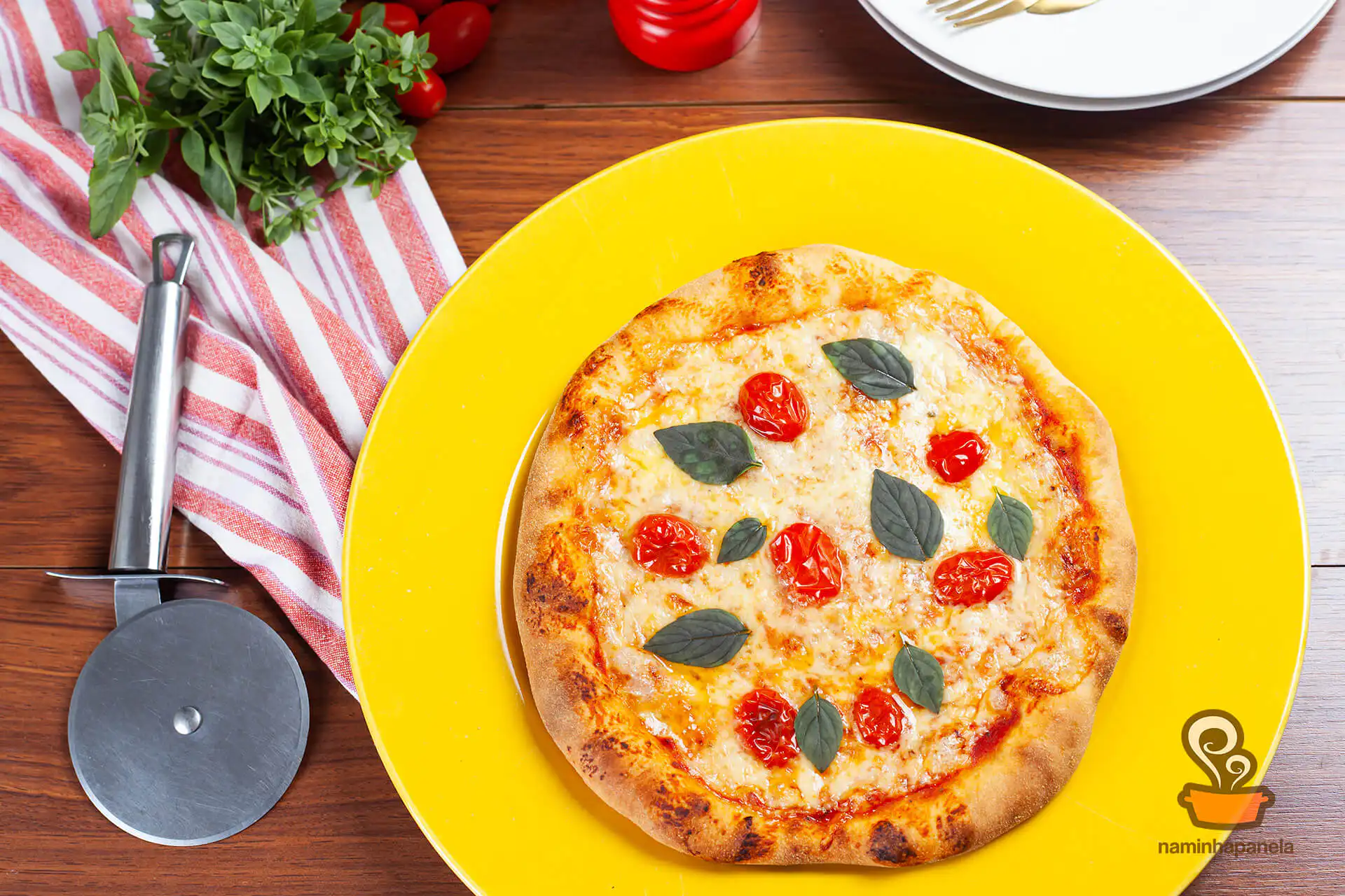 Massa de pizza caseira