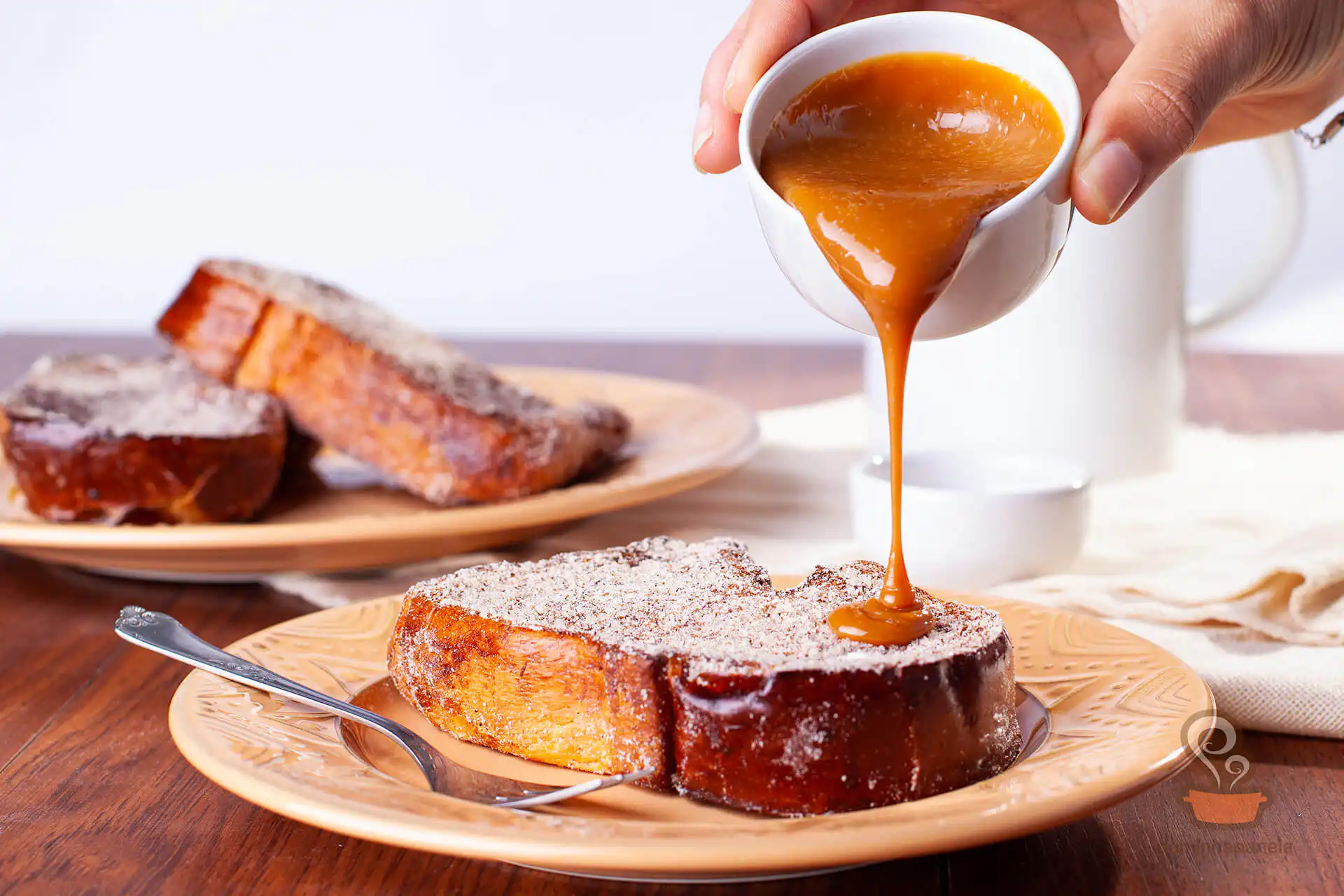 Rabanada de doce de leite