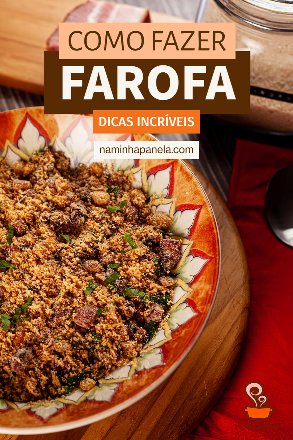 Como fazer farofa