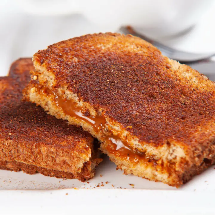 Tostada de doce de leite
