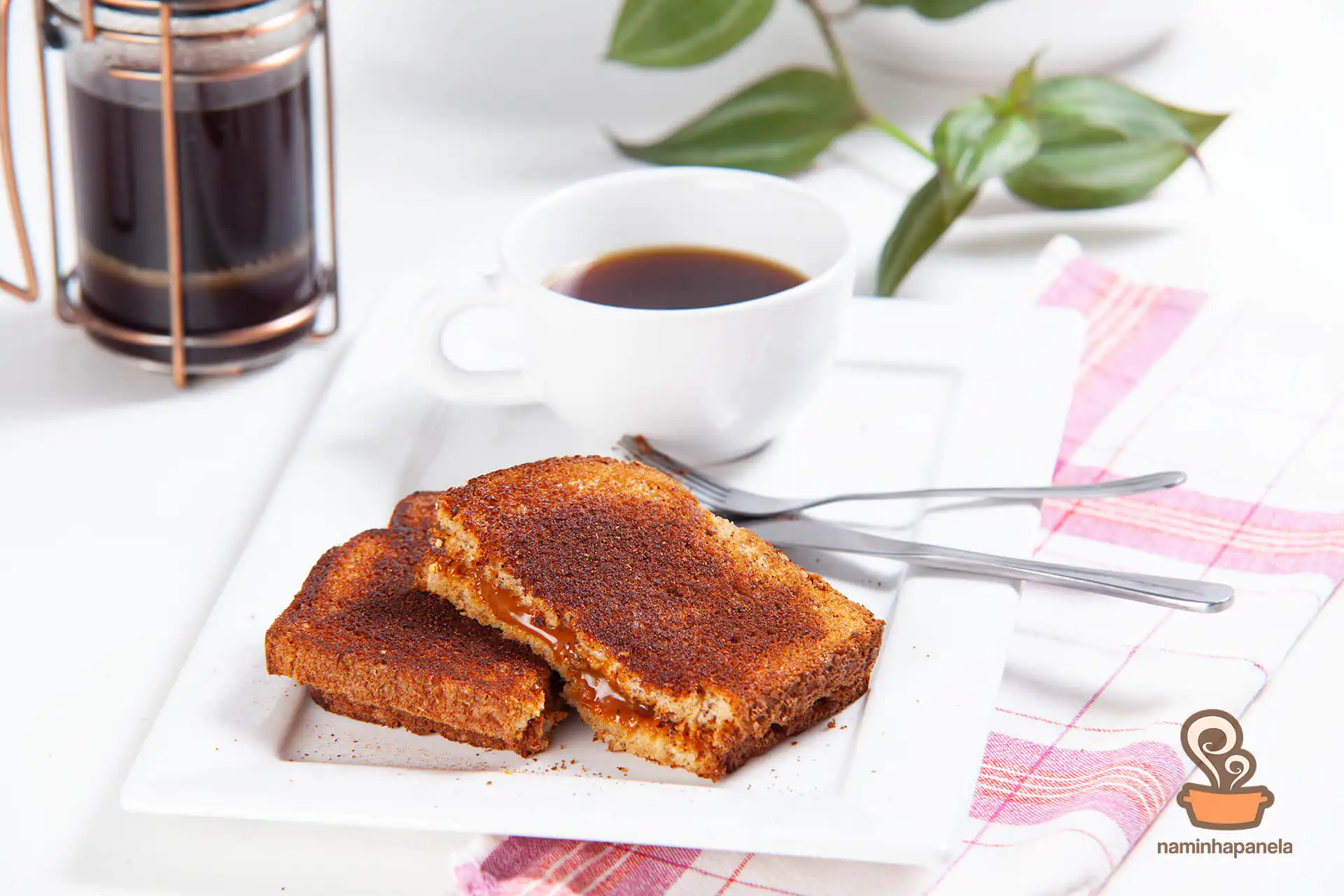 Tostada de doce de leite