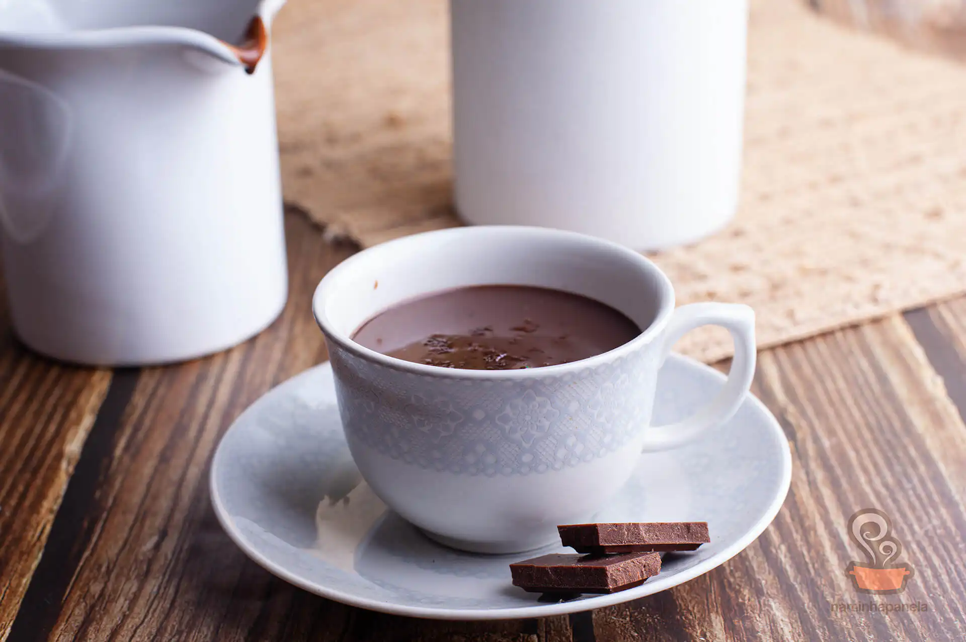 Chocolate quente cremoso