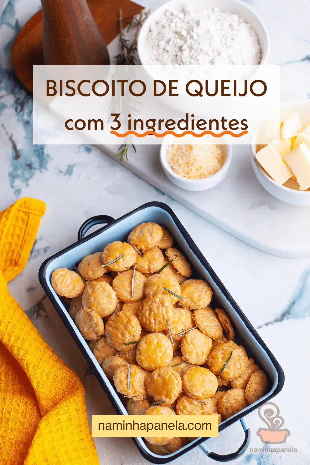 Biscoito de queijo parmesão Biscoito de queijo parmesão